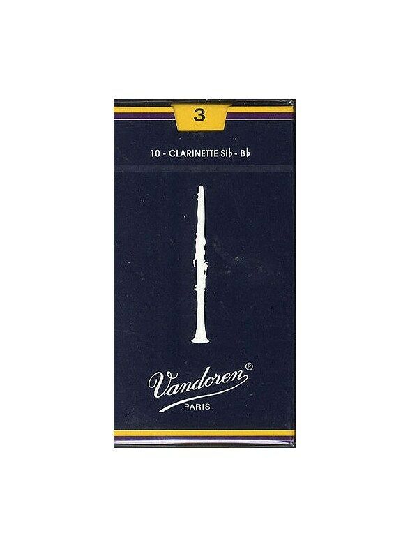 Imagem de Palheta Individual para Clarinete Vandoren Si Bemol (Bb) Nº3 CR103