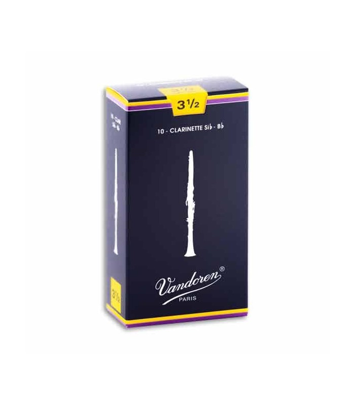 Imagem de Palheta Individual para Clarinete Vandoren Si Bemol (Bb) Nº3,5 CR1035