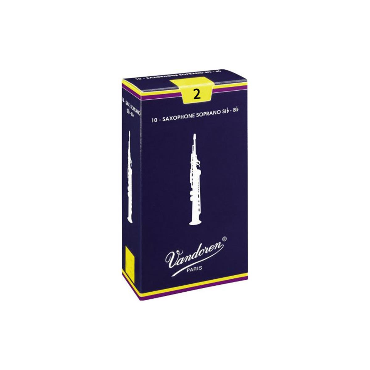 Imagem de Palheta Individual para Saxofone Soprano Vandoren Classic Nº2 SR202