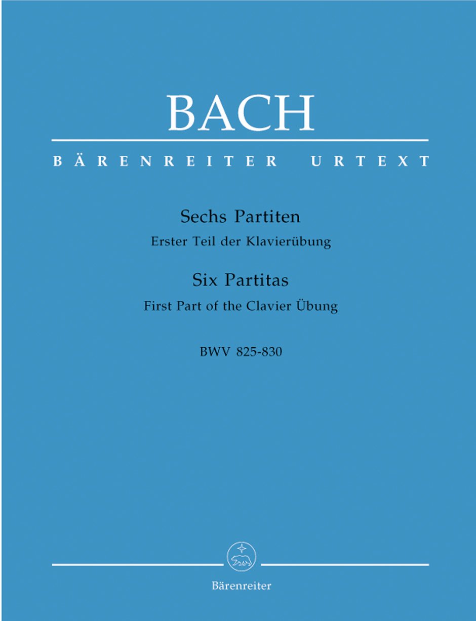Imagem de Livro J.S. Bach Sechs Partiten Six Partitas BMV 825-830