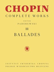 Imagem de Livro Chopin Complete Works III Ballades Paderewski