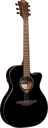 Imagem de Guitarra Acústica Amplificada LAG T118ASCE Slim Black