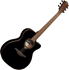 Imagem de Guitarra Acústica Amplificada LAG T118ASCE Slim Black, Imagem 3