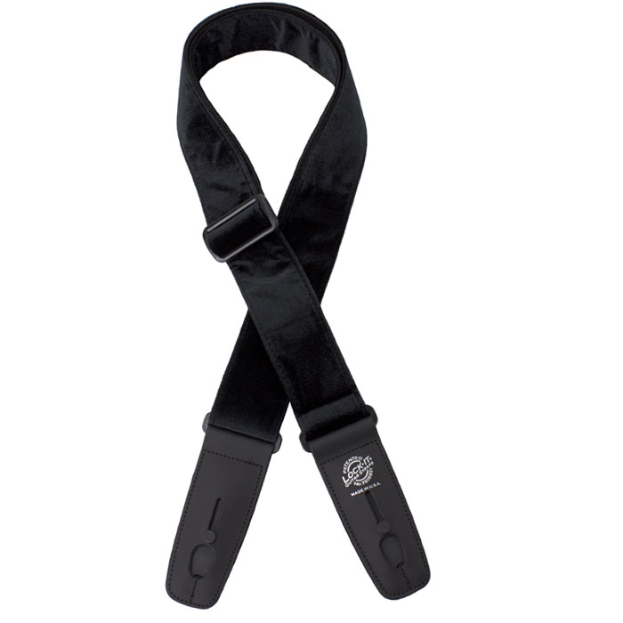 Imagem de Correia Lock-It Straps 2" Crushed Velvet Series Black LIS-018CV2-BLK