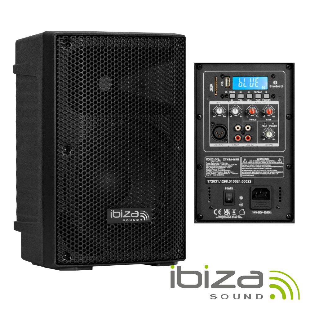 Imagem de Coluna Amplificada 8" Ibiza XTK8A-MKII