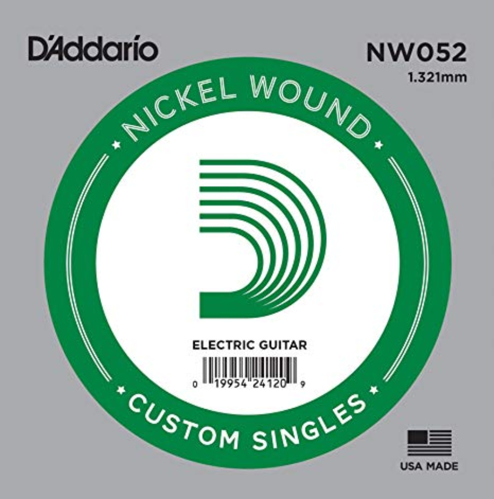 Imagem de Corda para Guitarra Electrica D'addario .052 NW052