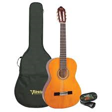 Imagem de Conjunto Guitarra Clássica Valencia VC104 Natural