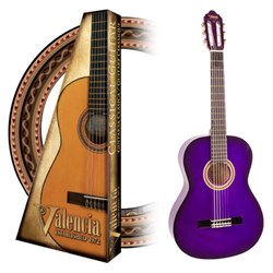 Imagem de Conjunto Guitarra Clássica Valencia VC104 Purple Sunburst