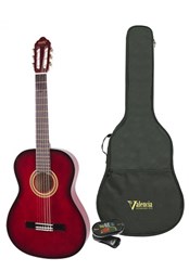 Imagem de Conjunto Guitarra Clássica Valencia VC104 Red Sunburst