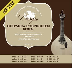 Imagem de Jogo Cordas para Guitarra Portuguesa Coimbra Dragão 074