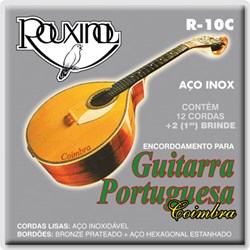 Imagem de Jogo Cordas para Guitarra Portuguesa Coimbra Rouxinol R-10C