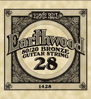 Imagem de Corda para Guitarra Acústica Ernie Ball Earthwood 80/20 Bronze Alloy .028 1428