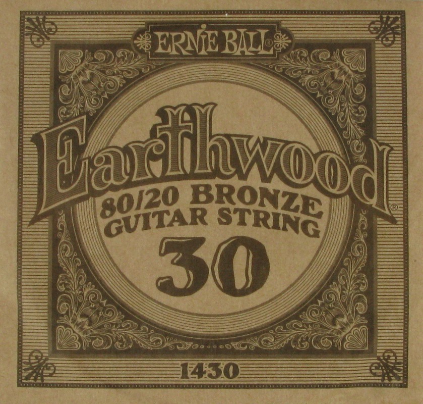 Imagem de Corda para Guitarra Acústica Ernie Ball Earthwood 80/20 Bronze Alloy .030 1430