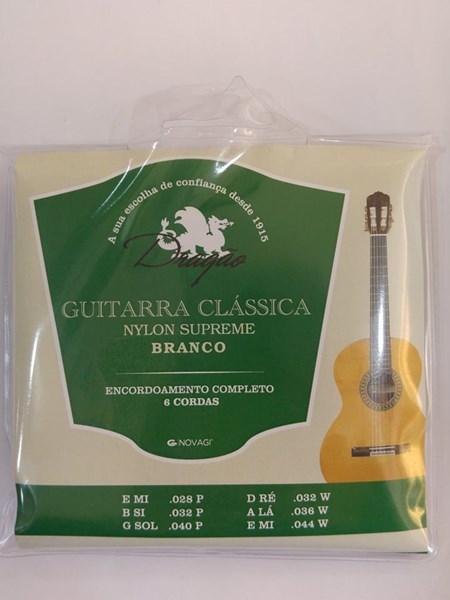 Imagem de Corda para Guitarra Clássica Dragão Nylon Supreme Mi .044W GC827