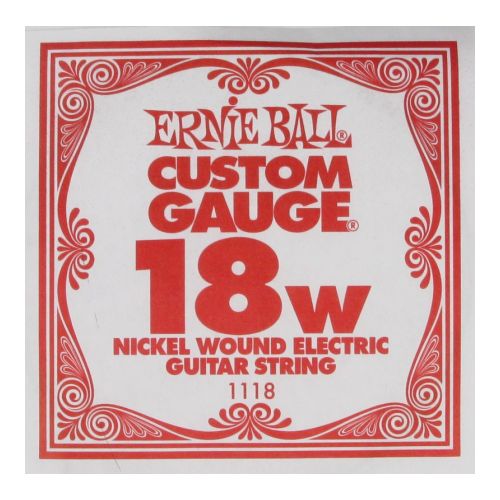 Imagem de Corda para Guitarra Elétrica Ernie Ball .018W 1118