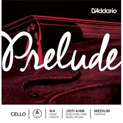 Imagem de Corda Individual para Violoncelo D'Addario Prelude A (Lá) J10114/4M