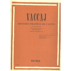 Imagem de Livro Vaccaj Metodo Pratico Di Canto (Contralto o Basso) ER2892