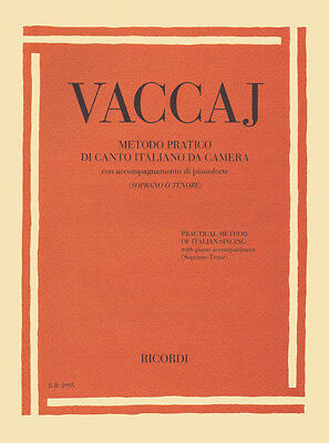 Imagem de Livro Vaccaj Metodo Pratico Di Canto (Soprano o Tenore) ER2890
