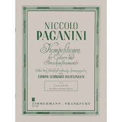 Imagem de Livro Niccolo Paganini para Violino e Guitarra ZM11900