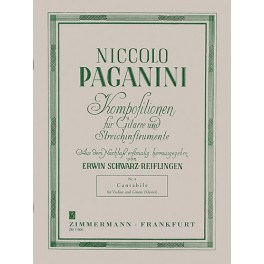 Imagem de Livro Niccolo Paganini para Violino e Guitarra ZM11900