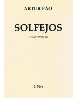 Imagem de Livro Solfejos, Artur Fão 1ª e 2ª partes