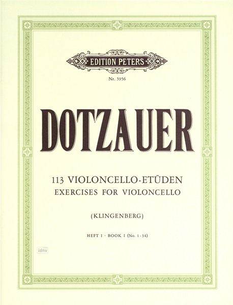 Imagem de Dotzauer 113 Violoncello-Etüden Band. I: Nr. 1-34