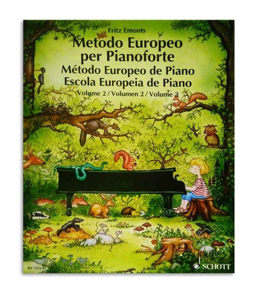 Imagem de Livro Método Europeu de Piano Vol. 2 ED 7932-01