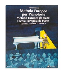 Imagem de Livro Método Europeu de Piano Vol. 3 ED 7933-01