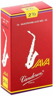 Imagem de Palheta Individual para Saxofone Alto Vandoren Filed Java Red Cut Nº2,5 SR2625R