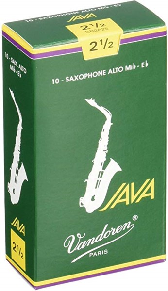 Imagem de Palheta Individual para Saxofone Alto Vandoren Java Nº2,5 SR2625